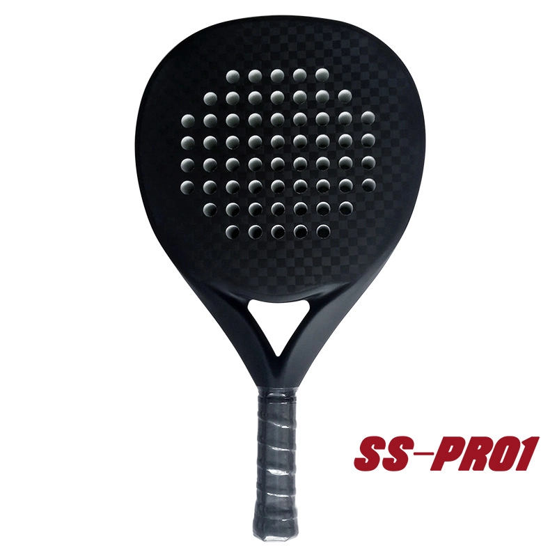 Rund form 12K Carbon Fiber Padel ketcher